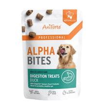 AniForte Alpha Bites digestion treats packaging for dogs on a white background
