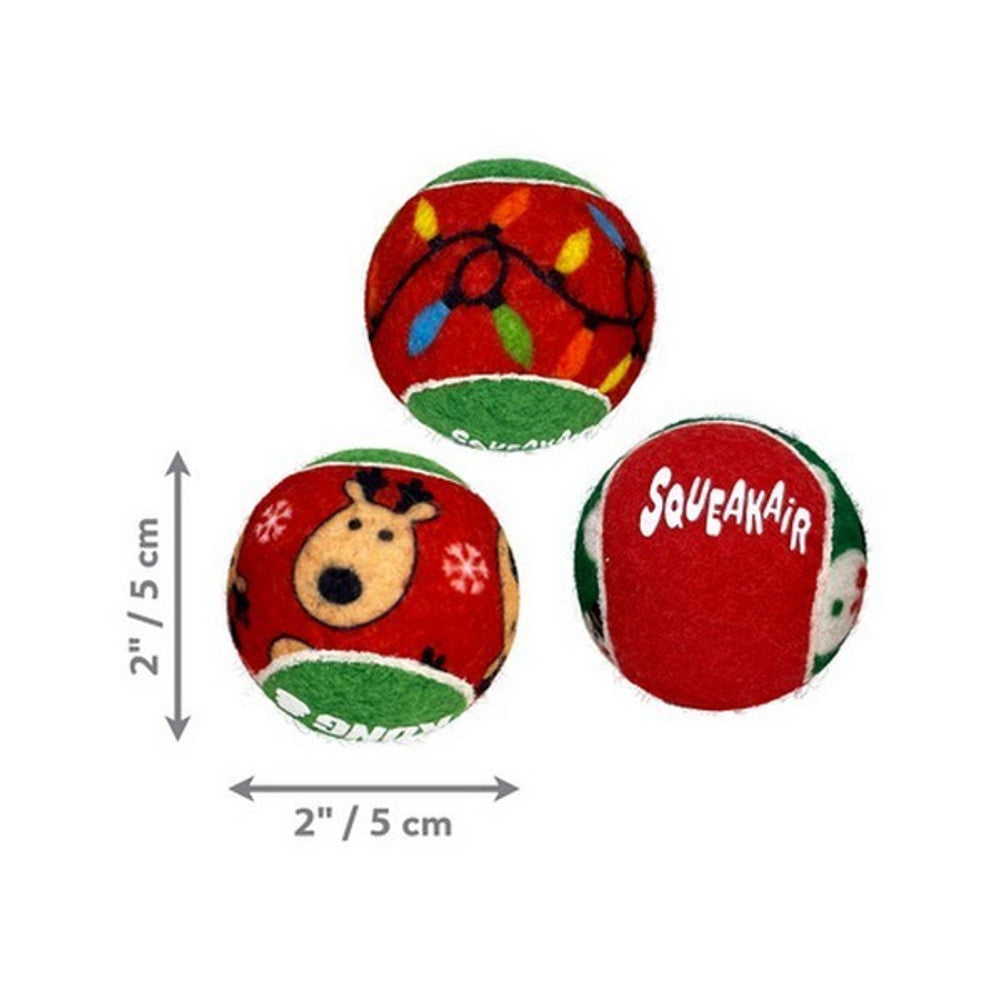 KONG Holiday SqueakAir Balls 6-Pack