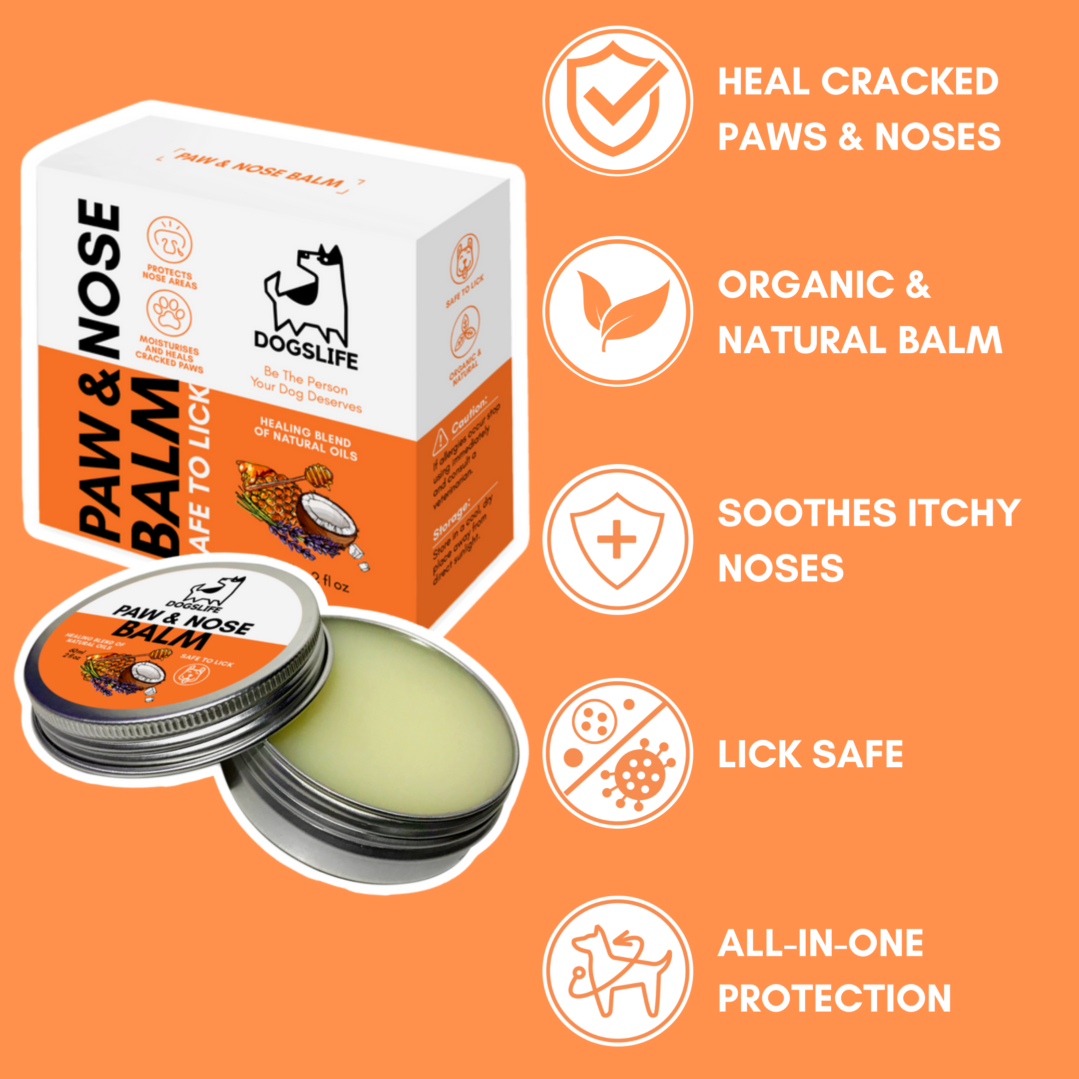 Protective Paw and Nose Balm 60ml