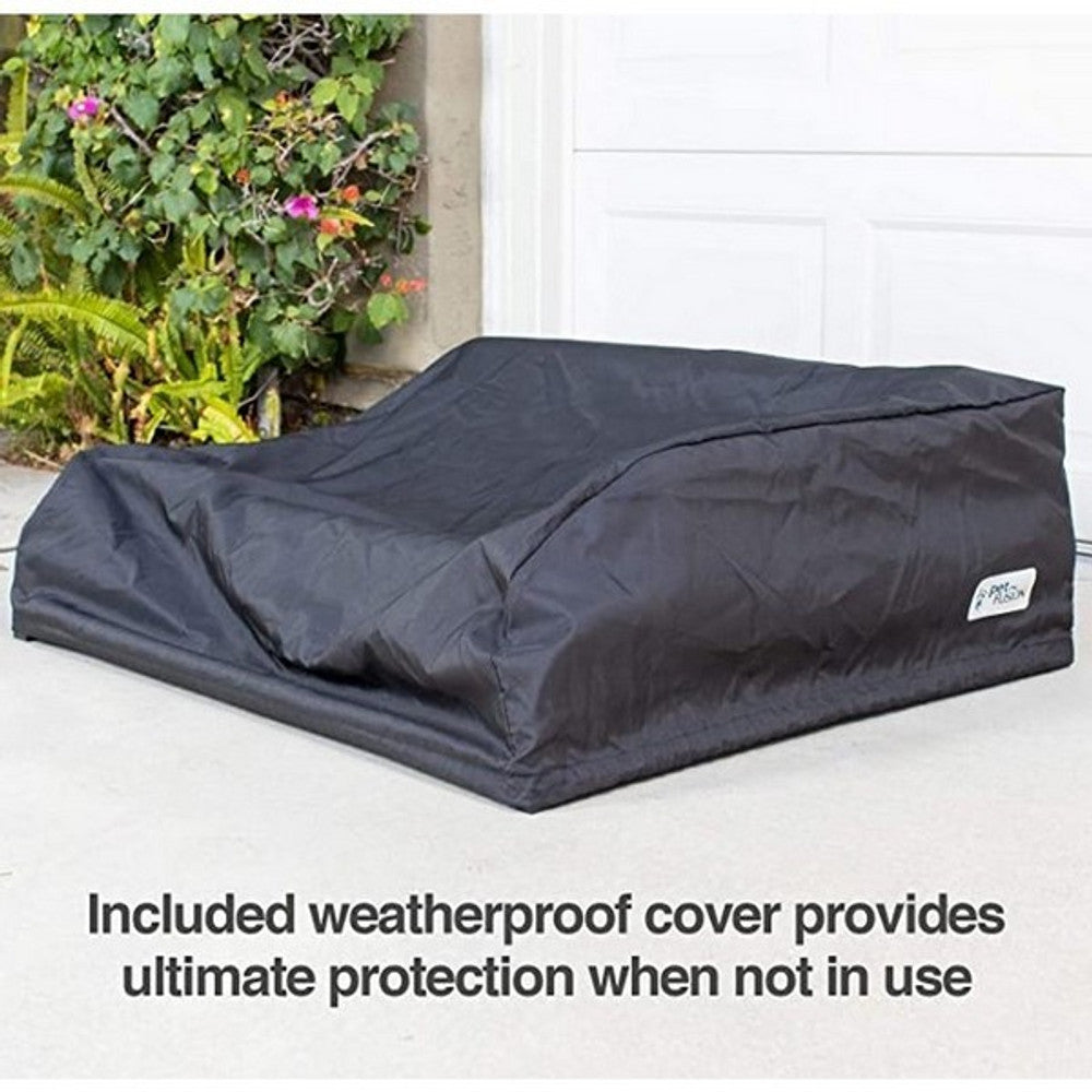 PetFusion Elevated Outdoor Dog Bed