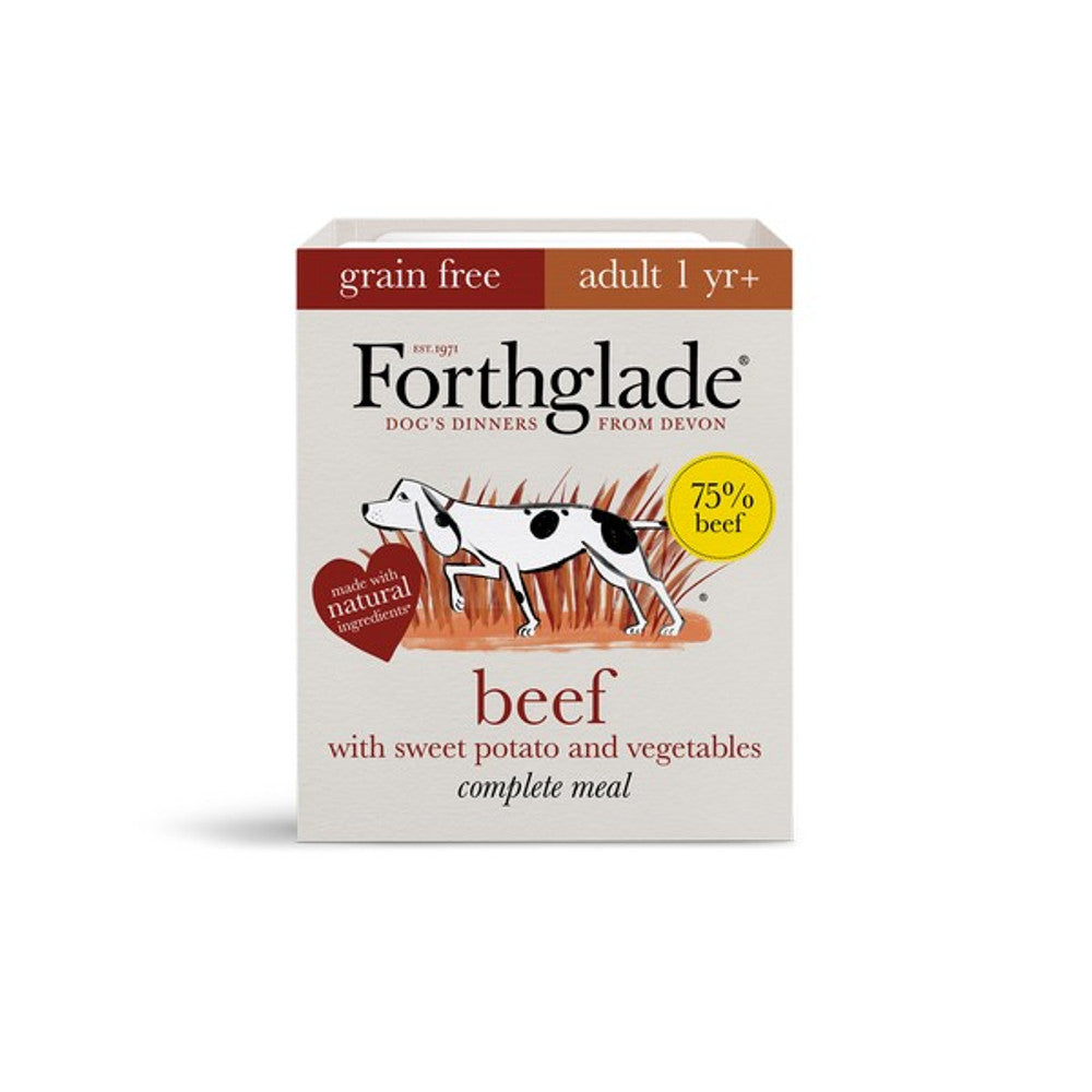 Forthglade Complete Adult Beef Grain Free 395g