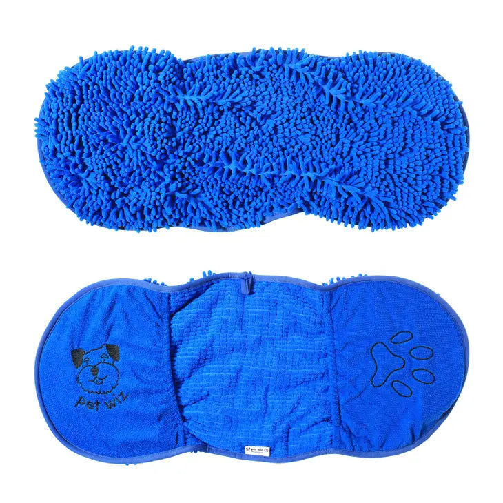 Pet Wiz Microfibre Noodle / Chenille Dog Towel