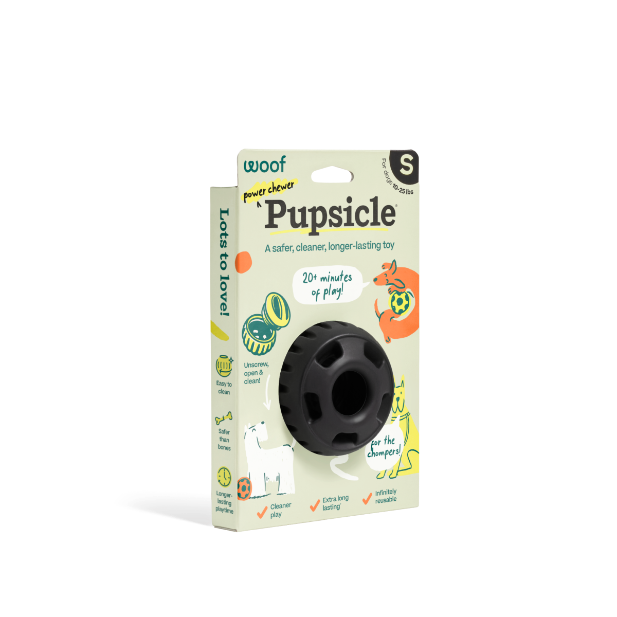 Woof | Pupsicle Power Chewer Black
