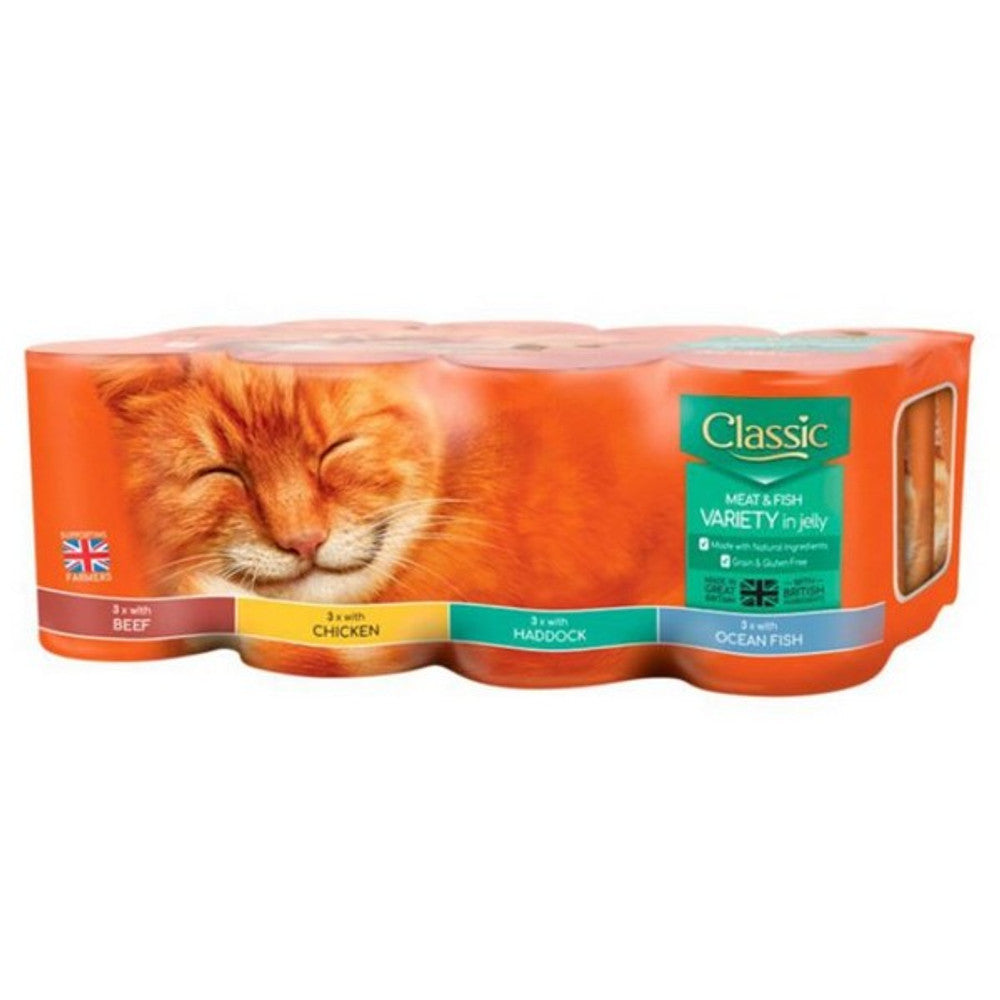 Butchers Classic Cat Can Variety Mixed 12x400g