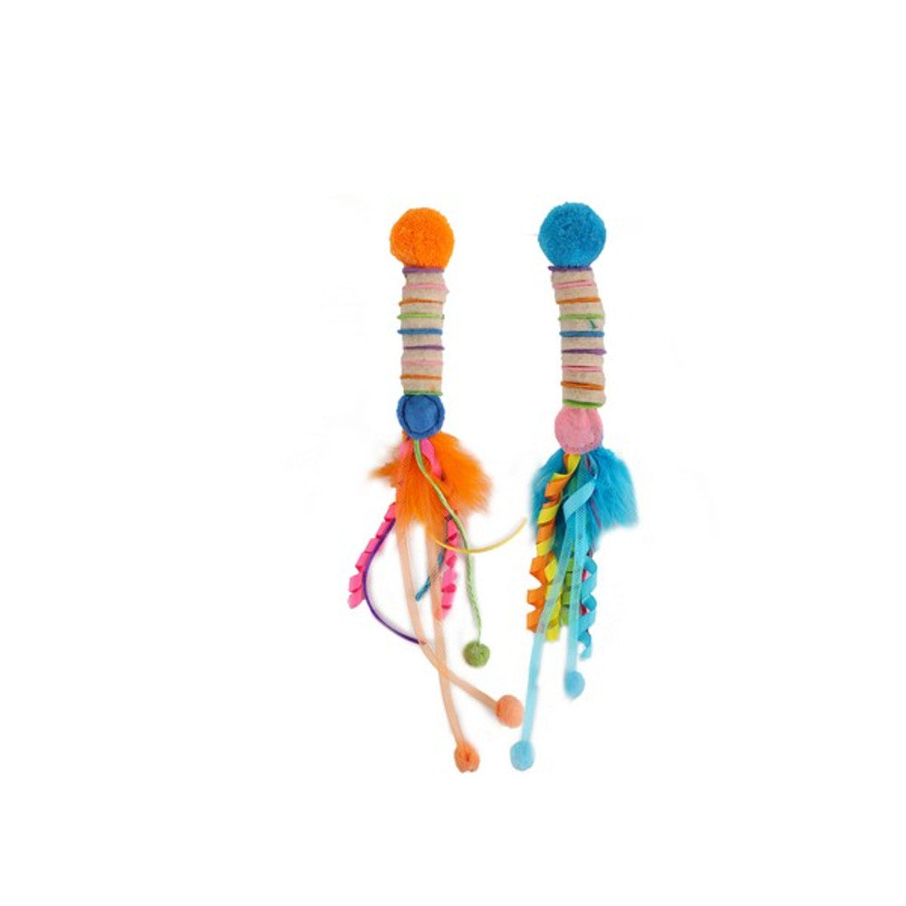 All For Paws Whisker Fiesta Worm Two Pack