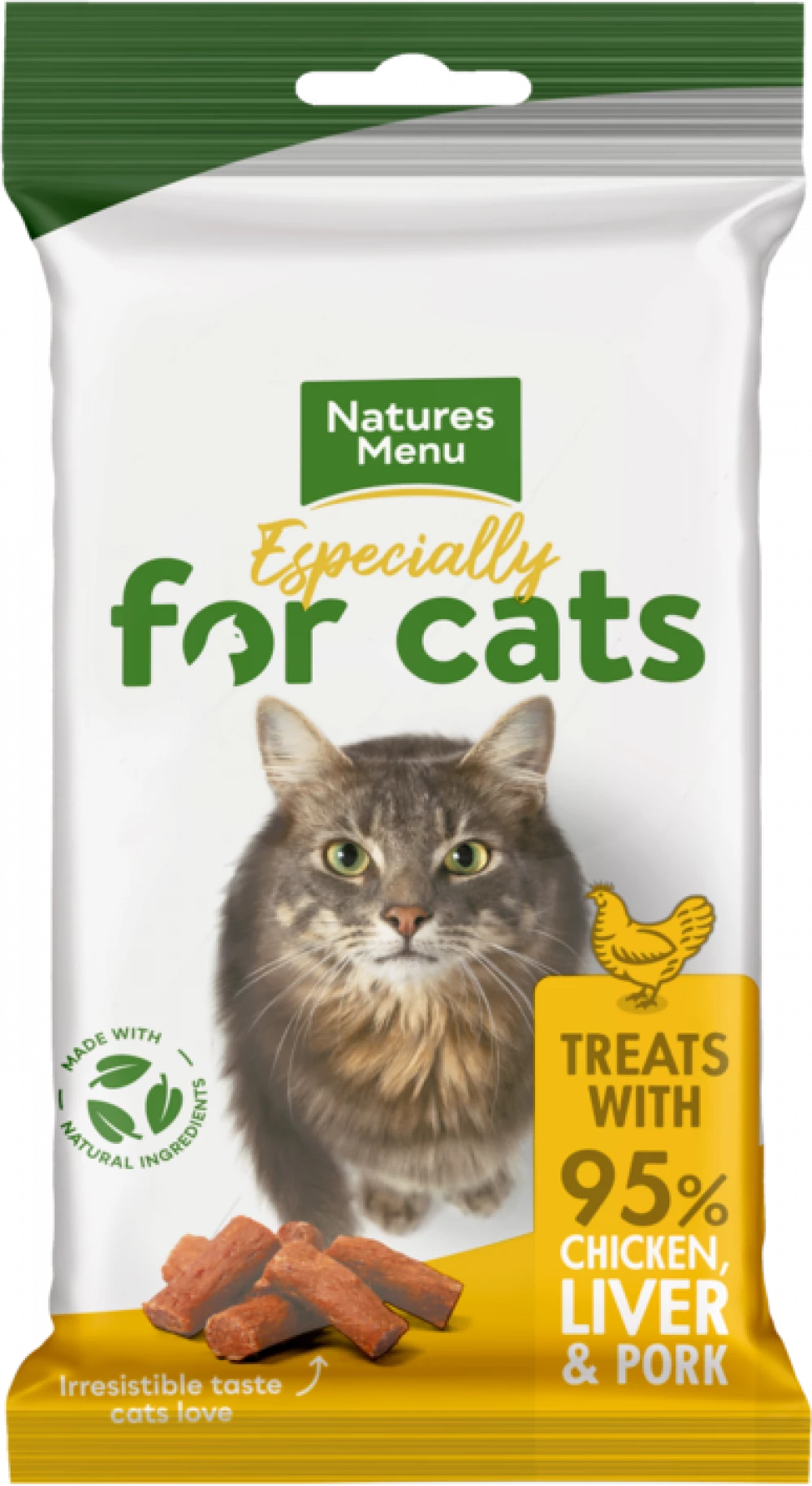 Nature's Menu Treats Chicken & Liver for Cats