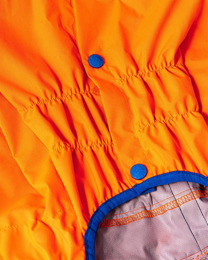 Hugo & Hudson Reflective Hooded Dog Overalls - Neon Orange