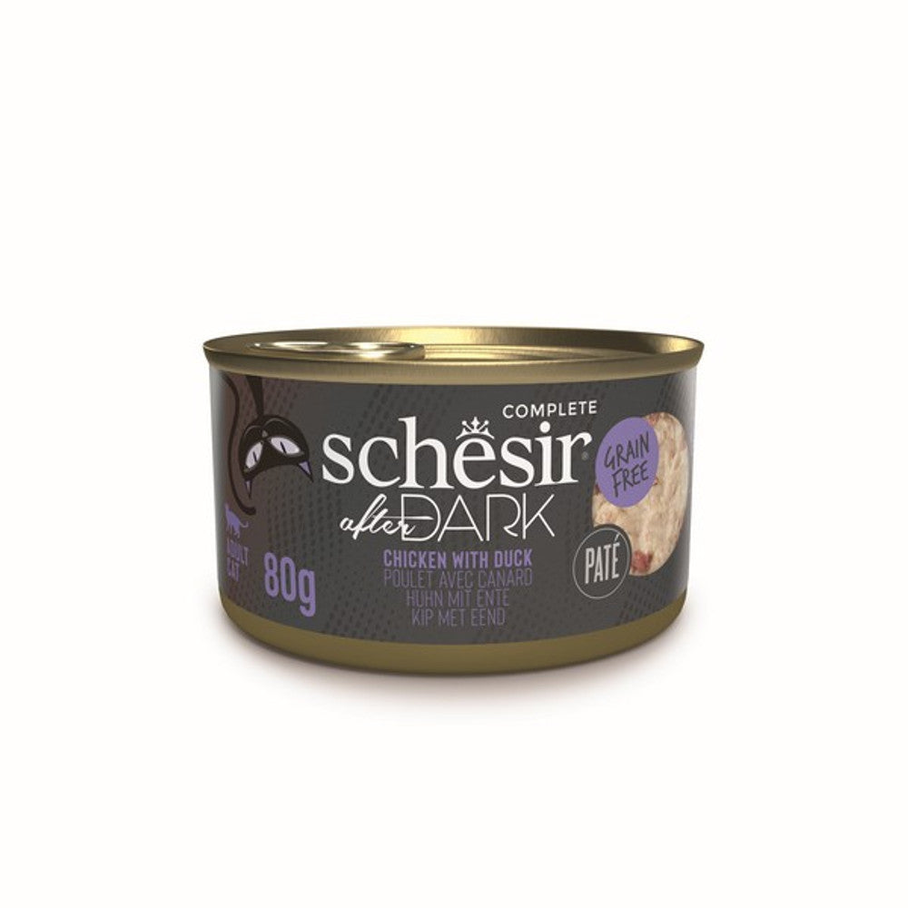 Schesir After Dark Pate Adult Cat Chicken & Duck 80g