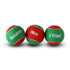 Sportspet Xmas Red Green Tennis Balls 3 Pack