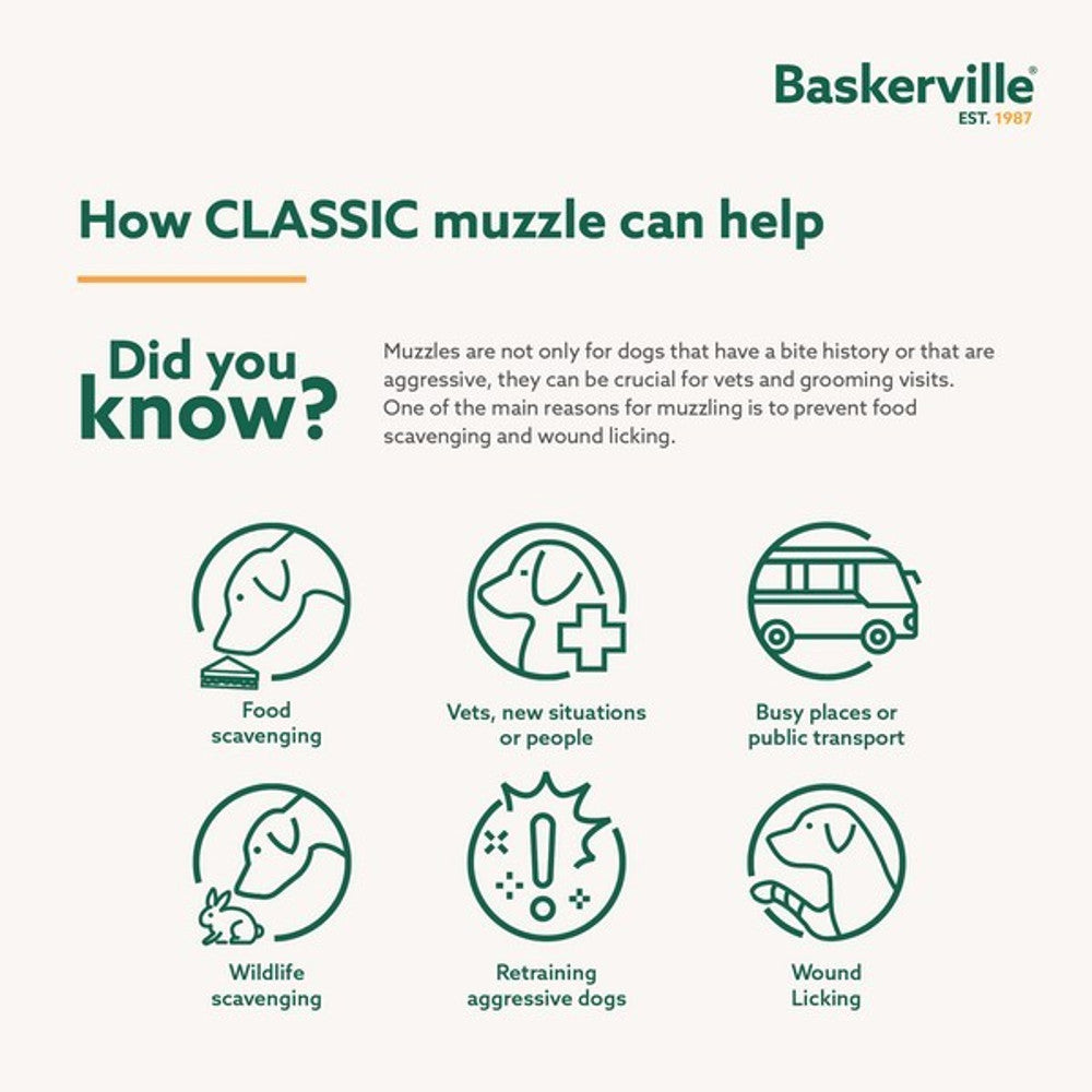 CoA Baskerville Classic Basket Muzzle