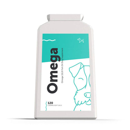 Dog’s Lounge Omega – Omega 3, 6, 9 Fish Oil Complex for Dogs and Puppies