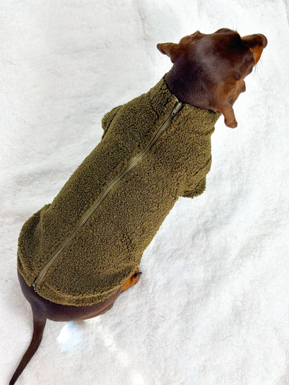 The Khaki Teddy Fleece