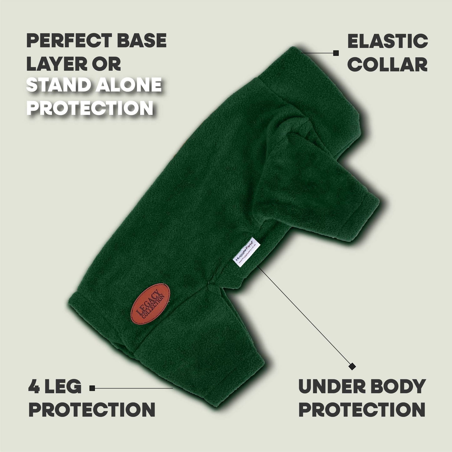 HugglePets Legacy Polar Fleece Dog Explorer: Khaki