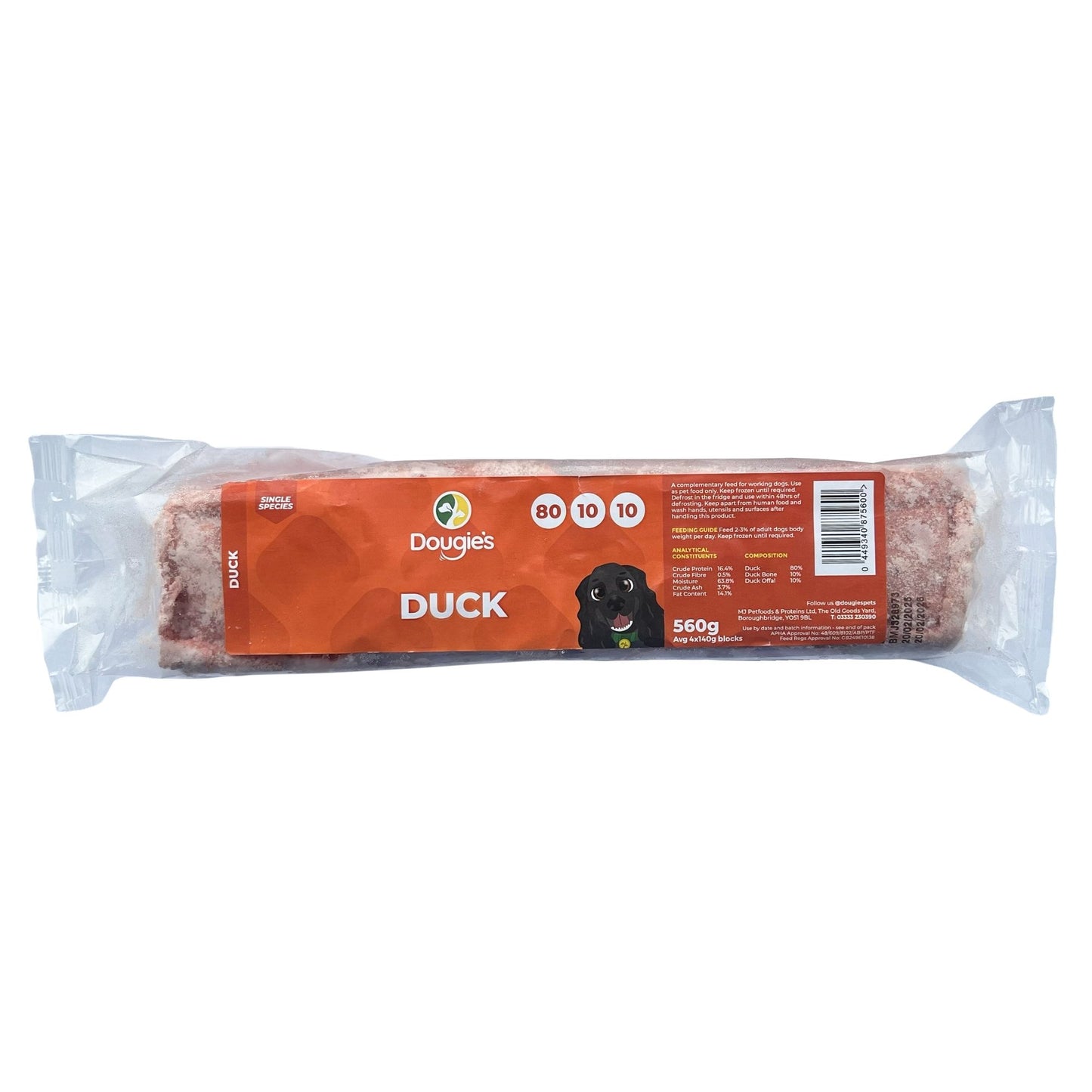Packaged dog treat with 'Douglas' branding on a white background