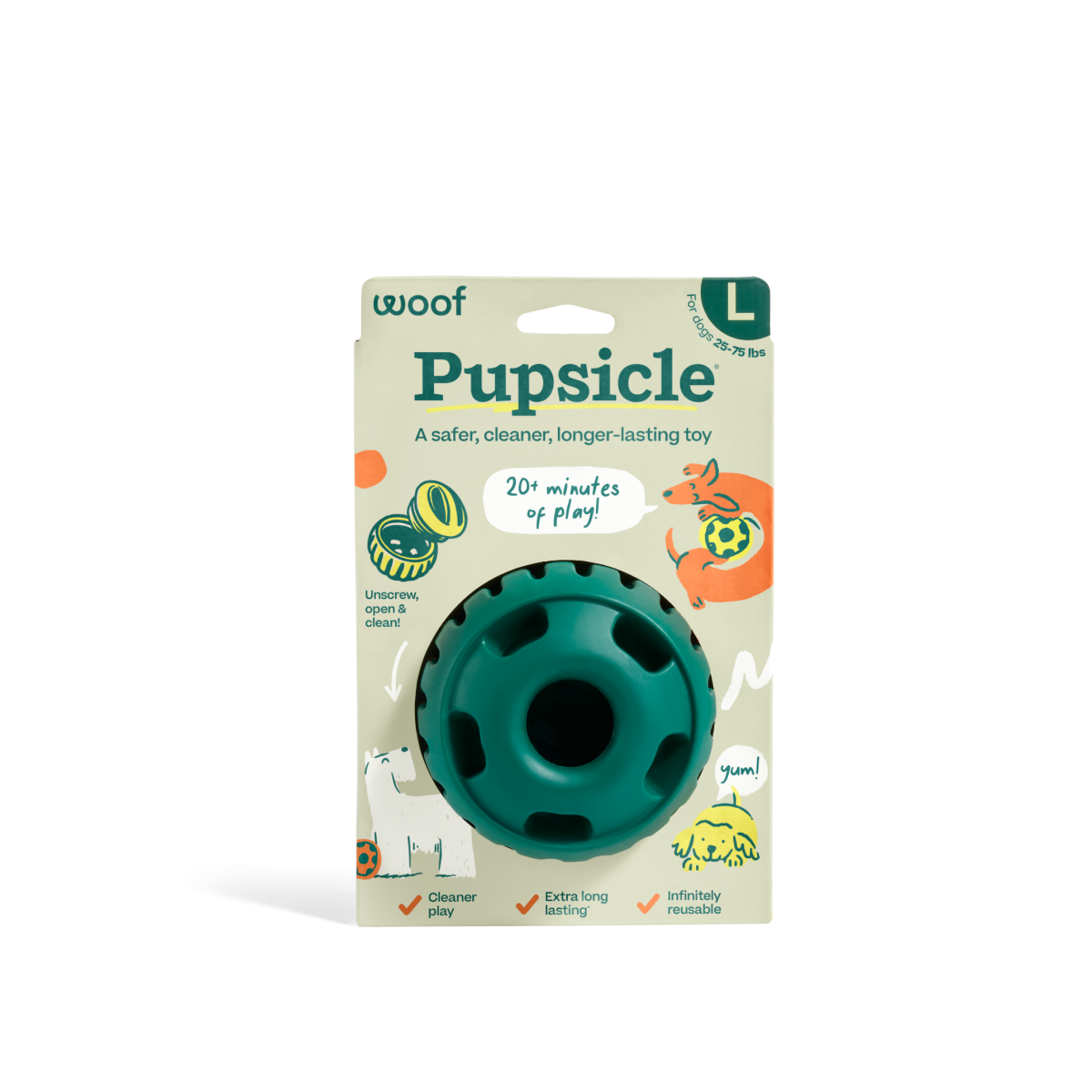 Woof | Pupsicle Forest Green