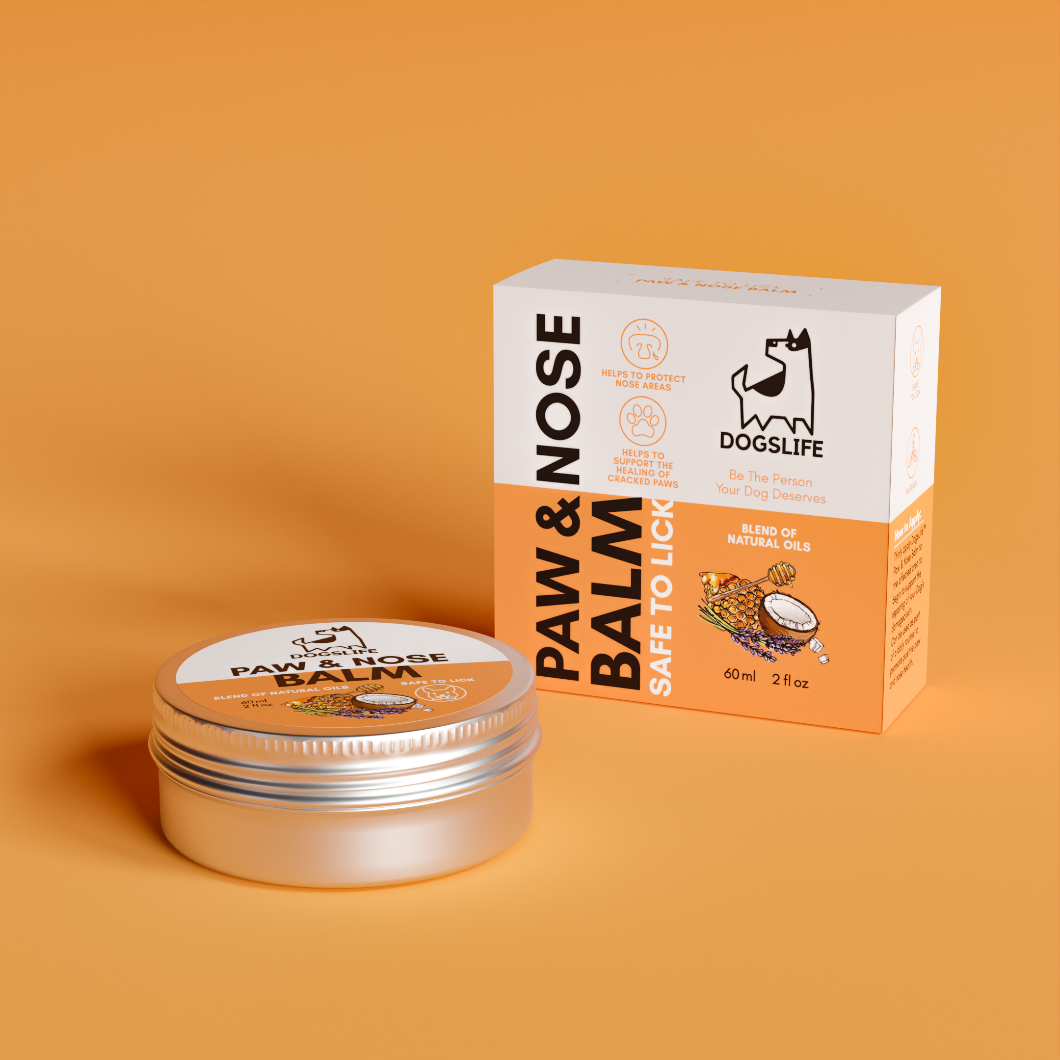 Protective Paw and Nose Balm 60ml