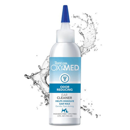 TropiClean OxyMed Ear Cleaner for Pets 118ml