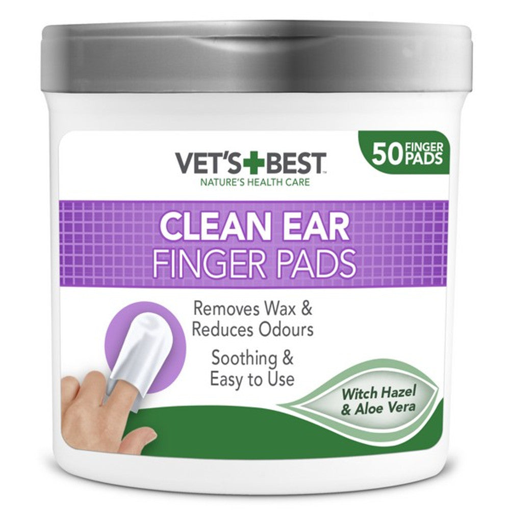 Vets Best Ear Finger Pads for Dogs 50 pads