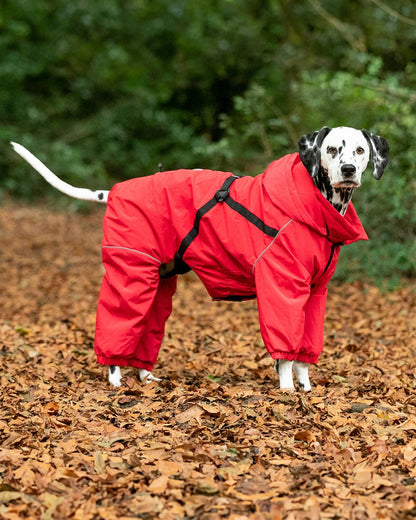 Hugo & Hudson Winter Dog Snowsuit - Red