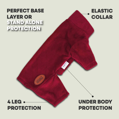 HugglePets Legacy Polar Fleece Dog Explorer: Mulberry