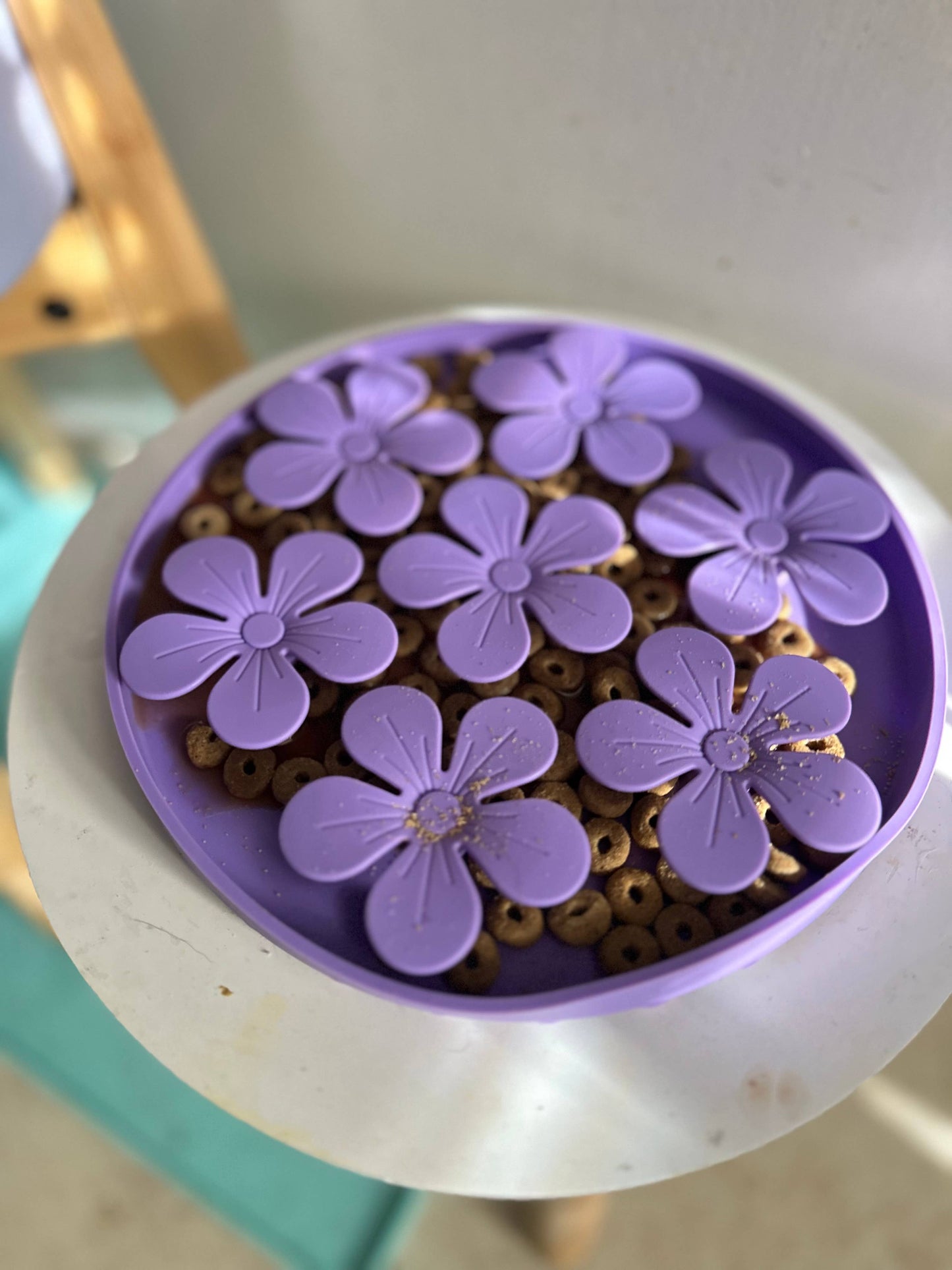 Spunky Pup Lick Pad - Slow Feeder Duos: Flower