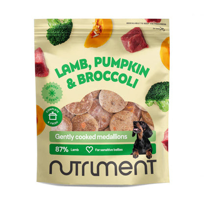 Nutriment Fresh Cooked Medallions - Lamb 800g