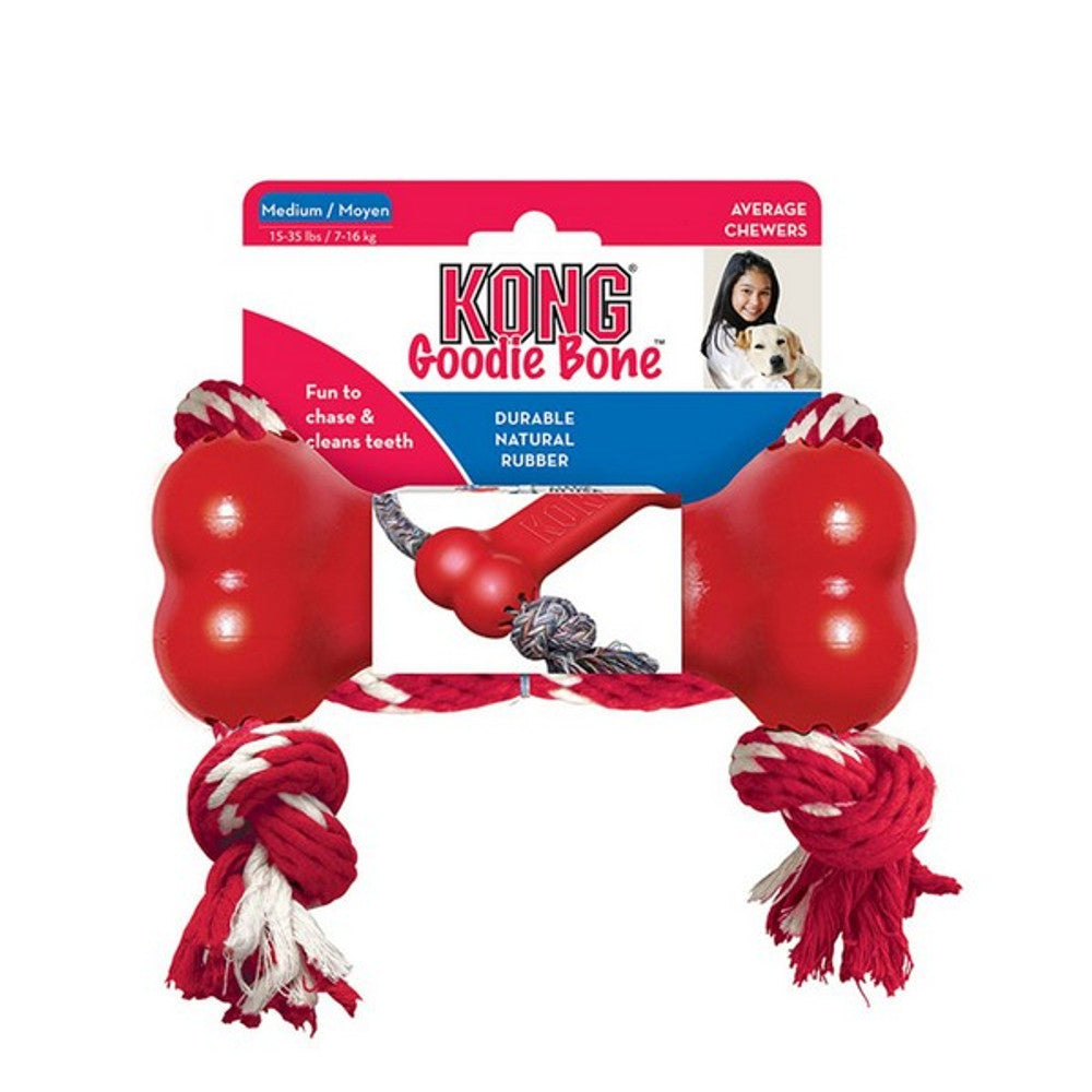 KONG Goodie Bone with Rope Medium