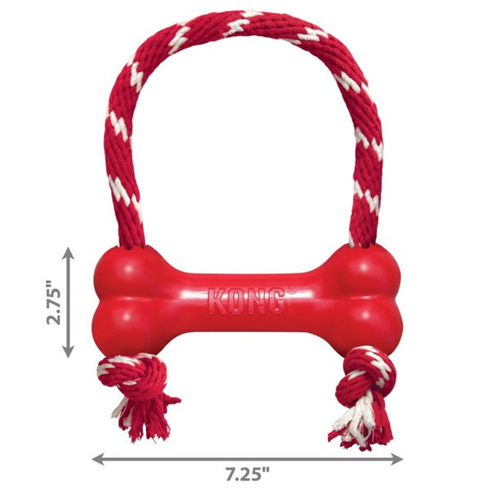 KONG Goodie Bone with Rope Medium