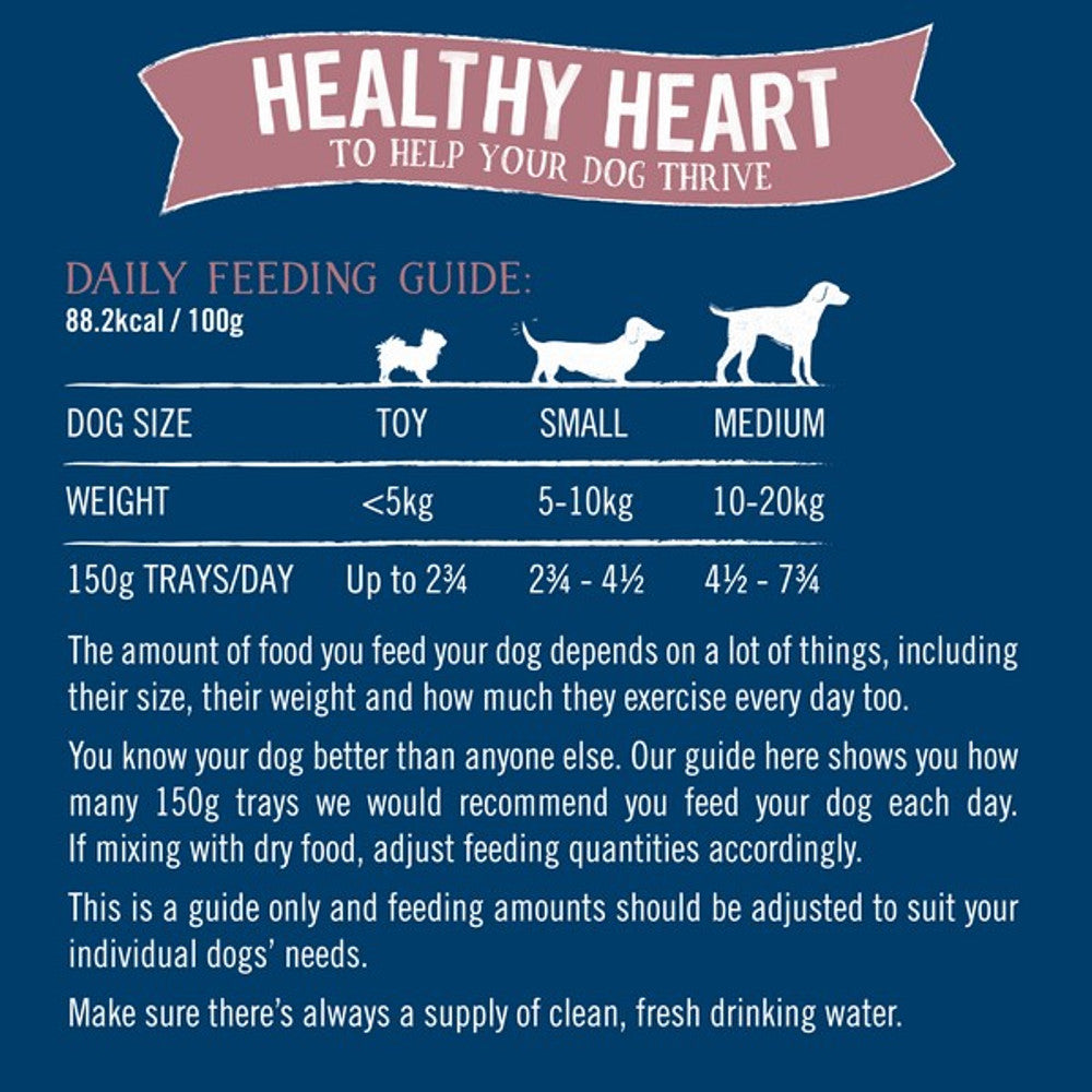 Butchers Healthy Heart Dog Food Trays 24x150g