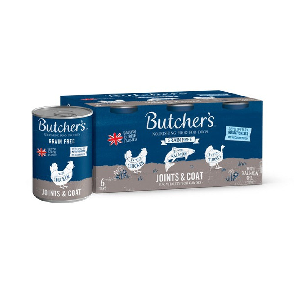 Butchers Can Joints and Coat 6x390g