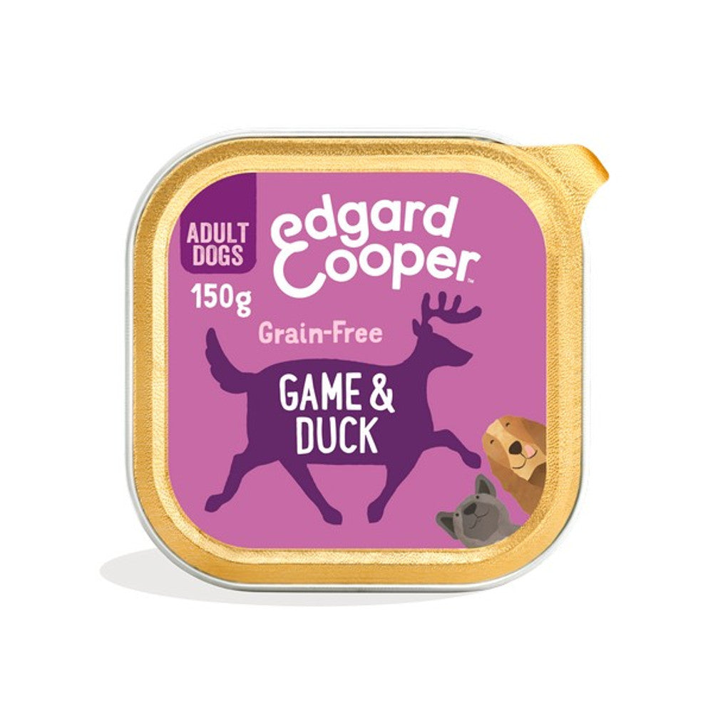 Edgard & Cooper Wet Cup for Dogs in Game & Duck 150g