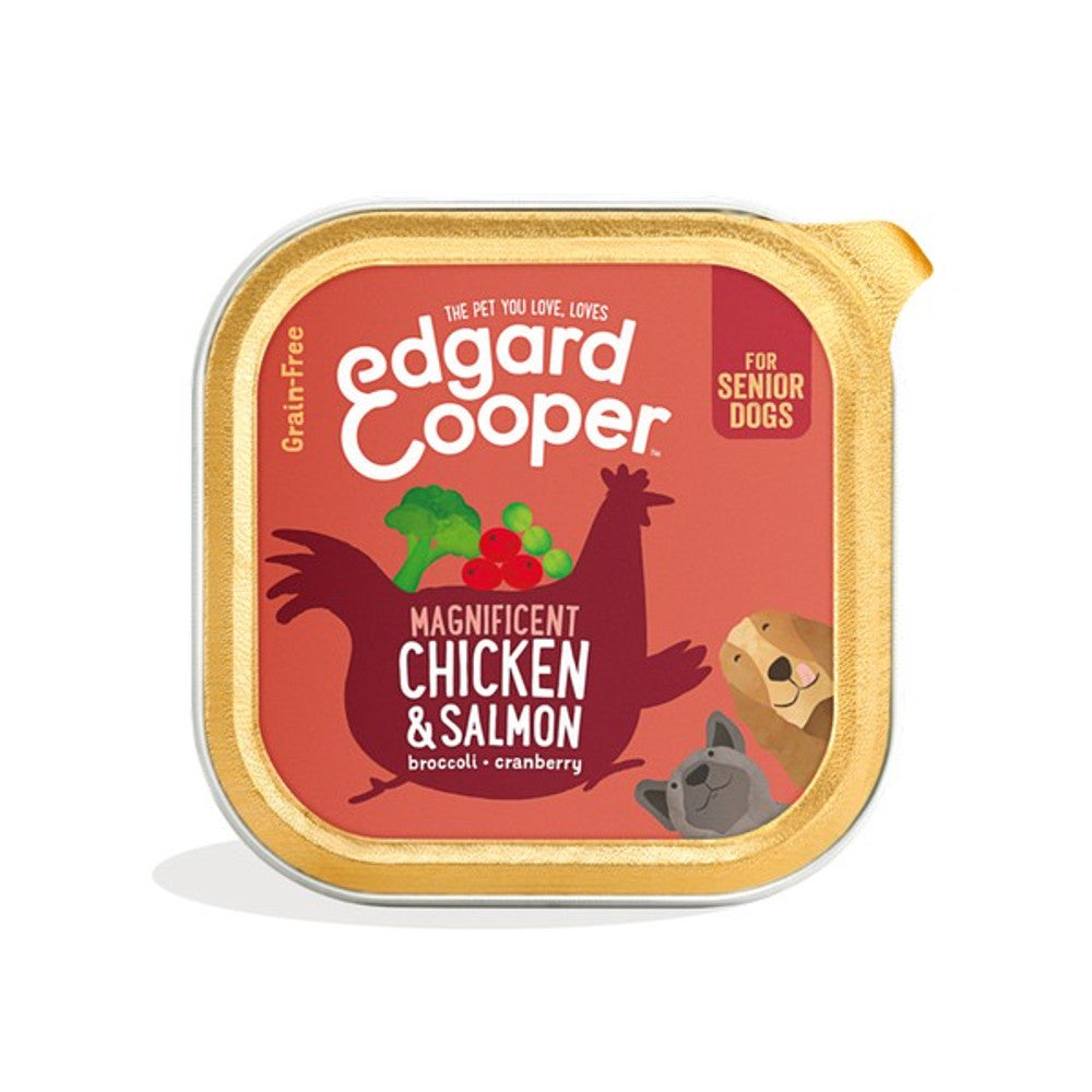 Edgard & Cooper Senior Wet Cup Chicken & Salmon 150g