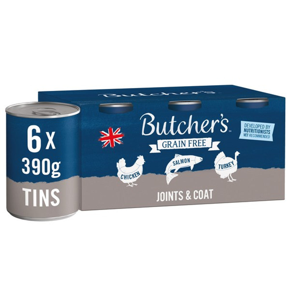 Butchers Can Joints and Coat 6x390g