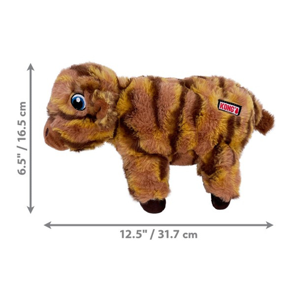 KONG Low Stuff Stripes Cow Medium