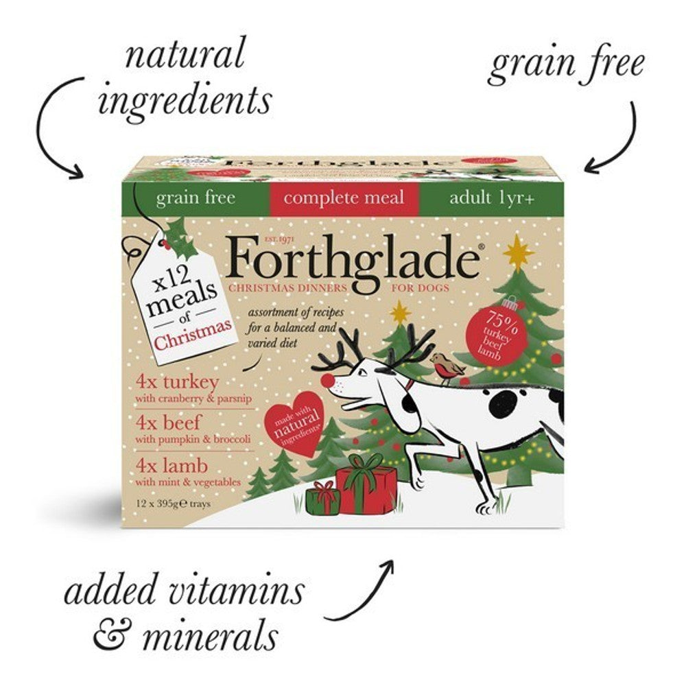 Forthglade Adult Variety (Christmas) Grain Free 12x395g