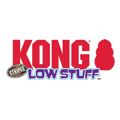 KONG Low Stuff Stripes Cow Medium