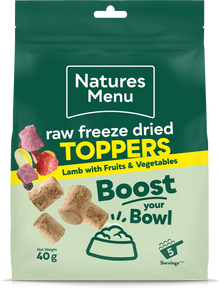 Natures Menu Complete Freeze Dried Food Lamb Toppers 40g