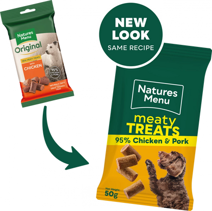 Natures Menu Treats Chicken & Pork For Dogs
