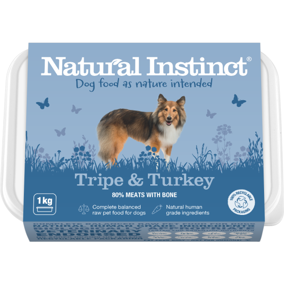 Natural Instinct Natural Tripe & Turkey 1kg