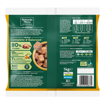Natures Menu Country Hunter Nuggets Chicken
