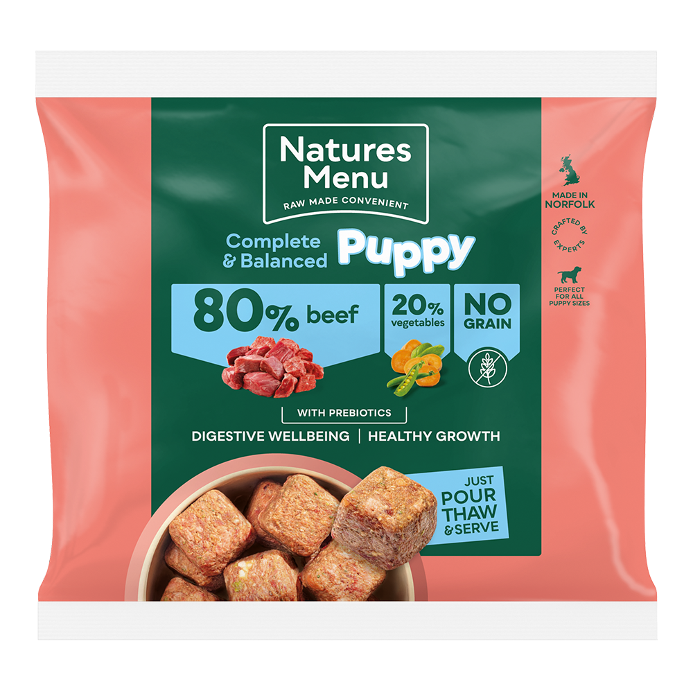 Natures Menu Country Hunter Puppy Nuggets Beef 1kg