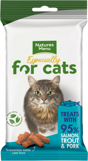 Natures Menu Salmon & Trout Cat Treat 60g