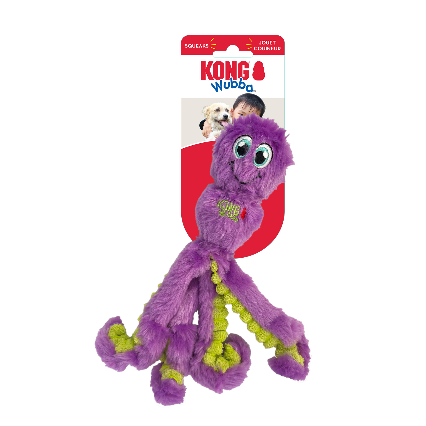 KONG Wubba Octopus Assorted