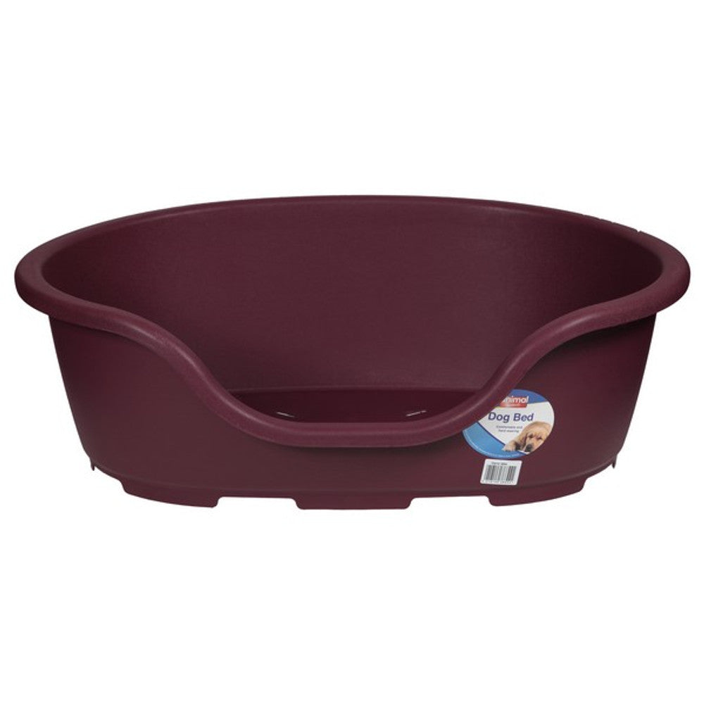 Animal Instincts Plastic Pet Bed Aubergine