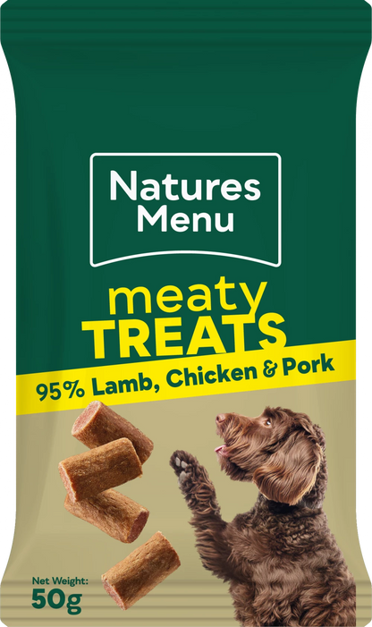 Natures Menu Treats Lamb, Chicken & Pork For Dogs