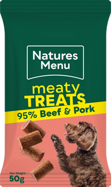 Natures Menu Treats Beef & Pork For Dogs