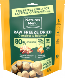 Natures Menu Complete Freeze Dried Food 80/20 Chicken