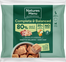 Natures Menu Complete & Balanced Raw 80/20 Duck and Chicken 1kg
