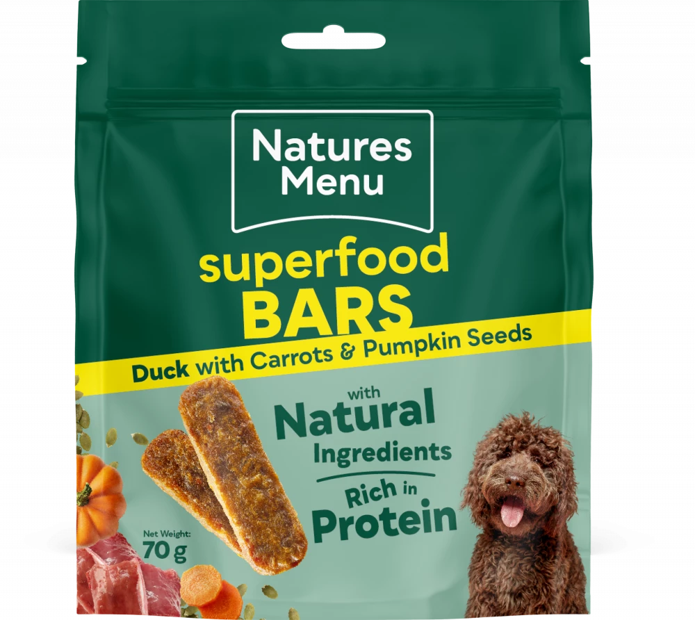Natures Menu Country Hunter Superfood Bars Duck