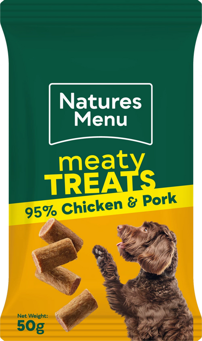 Natures Menu Treats Chicken & Pork For Dogs